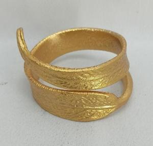 Beau design anneau de papier de soie en aluminium plus grande qualité anneau de papier de soie de taille personnalisée pour une utilisation de fête de mariage en or - Product Image 5