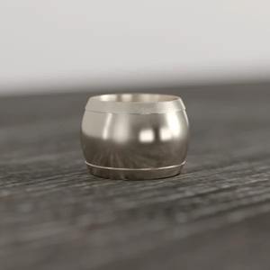 Anillo para Servilletas Redondo Básico con Acabado Plateado, Decoración Elegante para Mesa, Ideal para Restaurantes, Hoteles, Cafeterías, Bufés y Uso Diario - Product Image 6