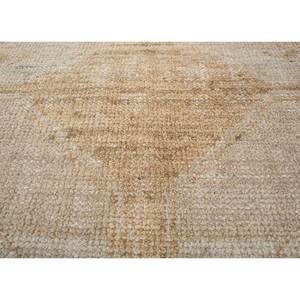 พรมขนสัตว์ถักมือขนาดใหญ่ AKWL-1598 สีเทียมเบจและสีน้ำตาล ลายเรขาคณิต สำหรับตกแต่งห้องนั่งเล่นวัยรุ่น - Product Image 3