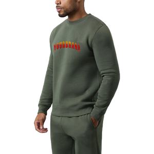 Vente en gros 100% coton hommes sweat lourd 500GSM personnalisé imprimé Logo Plus Size Drop Shoulder Hommes Hoodies & Sweatshirts - Product Image 1