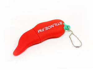 Pen Drive barato a granel, venta directa desde China, Popular, personalizado, PVC, pimienta, Chili, dispositivo de unidad Flash USB - Product Image 3