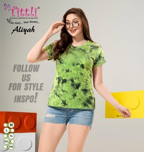 Apparel & <b>Accessories</b> Western Wear Hojiyari Ladies T-Shirt Top Regular Wear Collection for Worldwide Supply From India - Product Image 2