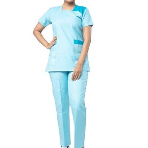 Uniformes de hospital, conjuntos de uniformes de enfermería Unisex, monos de manga corta a la moda, conjuntos de uniformes de enfermera, tela de lona de alta calidad - Product Image 1