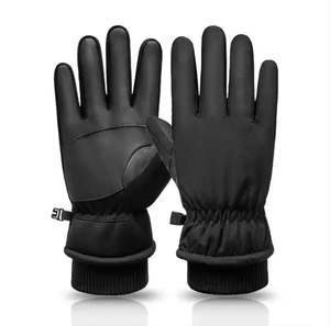 Guantes de trabajo generales Antiimpacto y antideslizante Guantes mecánicos de piel de cabra para jardinería y montaje industrial Guantes cómodos - Product Image 1