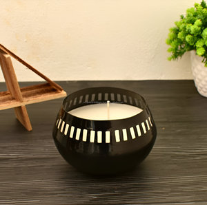 Wholesale Customized Black Jar candle For Home Christmas Decor From India - Product Image 6