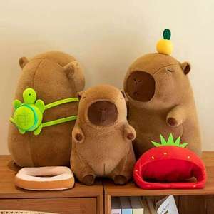 <b>Cute</b> Capybara Super Soft Plush <b>Doll</b> Comforter Customizable Kids Birthday Gift Decoration Claw Machine for Kids' Sofa Cushion - Product Image 3