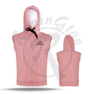 Sweat à capuche de gym pour hommes respirant OEM personnalisé élégant meilleure qualité séchage rapide vente en gros personnalisé couleur logo taille sweat à capuche sans manches - Product Image 3