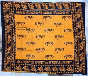 Écharpes en coton imprimées LAXMANS en gros pour l'été, usage quotidien, grande taille 85x150cm, châles traditionnels hindous et mantra Shiva - Product Image 5