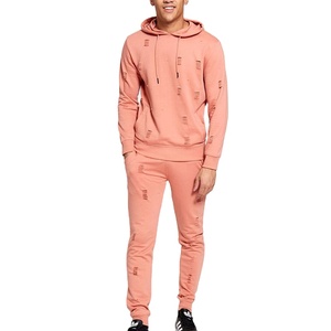 Chándales de invierno de lana de algodón personalizados de alta calidad para hombre, ropa de correr transpirable antibacteriana, trajes de Joggar en blanco - Product Image 6