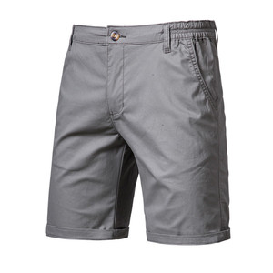 Short cargo Short décontracté Chino Pantalons de sport d'extérieur d'été OEM Logo personnalisé 100% coton sergé Bermuda Chino Short coupe décontractée - Product Image 3