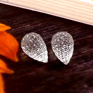 Fluorite claire naturelle sculptée à la main 20x12 MM paire de gouttes pierre précieuse à changement de couleur 100 pièces produit en vrac pour la fabrication de bijoux à bricoler soi-même - Product Image 1