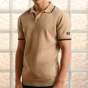 Nouveau design de t-shirts polo unis de marque de haute qualité pour hommes prix 100% t-shirts en coton - Product Image 5
