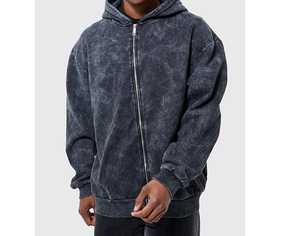 Sweat à capuche surdimensionné de conception OEM, logo personnalisé, 100% coton, sweat à capuche 600 GSM, broderie, sweat à capuche lourd pour homme 450 GSM, hiver - Product Image 6