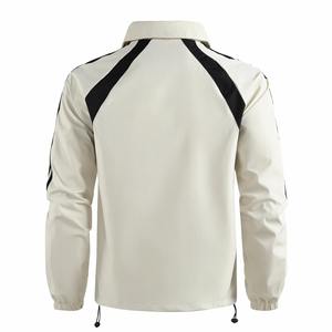 Veste universitaire décontractée unisexe d'hiver, col rond, tissu en laine, respirant, séchage rapide, écologique, coupe-vent, logo sur le devant - Product Image 3