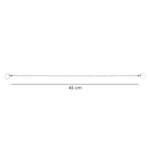 Striscione a catena 45 cm. Senza cappuccio - Product Image 2