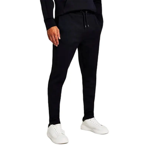 Pantalones lisos de secado rápido de estilo callejero de algodón para hombre, pantalones holgados para correr y correr, pantalones para correr y entrenar - Product Image 1