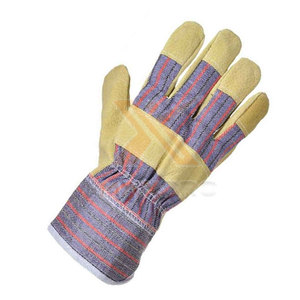 General Purpose Hand Safety Leather <b>Fire</b> Proof Working Gloves for Men & Women Customized - Product Image 4