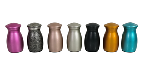 Decorative <b>Mini</b> Keepsake Urn 50 ml Capacity for Cremation Ashes Various Colors - Product Image 3