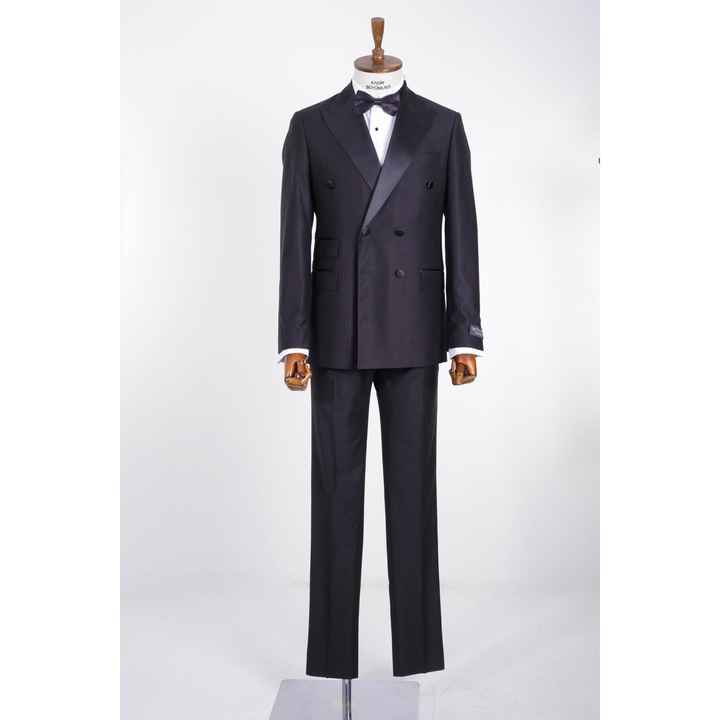 Shawl Collar Men's Double Breasted Tuxedo Suit