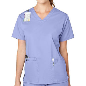 Léger échauffement col en V uniformes naturels vêtements de travail d'infirmière pour femmes vestes de gommage pour l'hôpital meilleure vente - Product Image 3