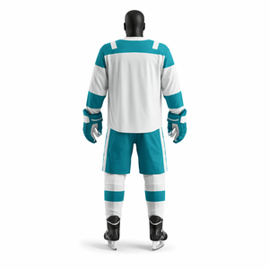 Uniforme de hockey sobre hielo personalizado, conjunto de camiseta y pantalones cortos sublimados, ropa de equipo para adultos, fabricante OEM ODM - Product Image 2