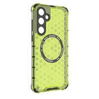Coque souple en nid d'abeille magnétique sans fil pour Samsung Galaxy S24 Plus S23 Ultra FE A35 A55 Shockproof Hybrid Cover