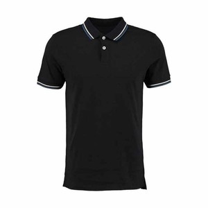 Polo zippé de qualité pour hommes coutures renforcées avec ajustement confortable adapté aux affaires de golf vêtements décontractés et de loisirs - Product Image 2