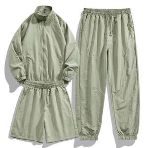 ชุดวอร์มลำลองมีฮู้ดสำหรับผู้ชายชุดกีฬาบุขนแกะมีฮู้ดสำหรับฤดูหนาวชุดฝึกซ้อมวิ่งสีพื้นสำหรับใส่ทุกวัน - Product Image 4