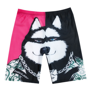 Fabricant de shorts de sport personnalisés Designer Stretch Polyester Spandex double couche de compression Shorts pour hommes - Product Image 3