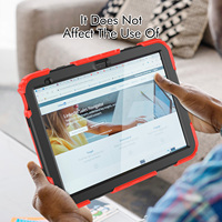 Ağır dahili PET ekran koruyucu Tablet kapakları durumlarda iPad A16 için 10th 10th 10.9 omuz askısı darbeye dayanıklı arka kapak