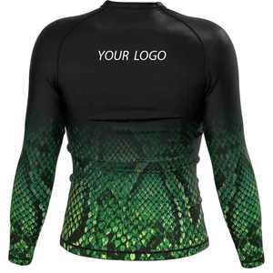 Rashguard de compression respirant personnalisé pour hommes - Ensemble de vêtements de combat pour BJJ Jiu Jitsu - Product Image 3