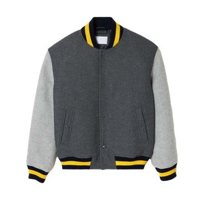 Chaqueta Universitaria Personalizada OEM, Chaqueta Universitaria Deportiva de Béisbol para Hombre, Logotipos Bordados, Chaquetas Transpirables - Product Image 1