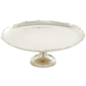 Platos de aluminio para servir pasteles Soporte para pasteles hecho a mano Soporte para decoración de pasteles Vintage para proveedores mayoristas - Product Image 2
