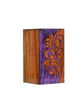 Urnas de cremación de resina de palisandro para cenizas humanas, urnas de entierro para adultos para columbario, caja de madera, cenizas funerarias grandes - Product Image 4