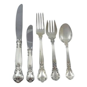 Ensemble de 2 couverts en acier inoxydable Couverts Cuillère Fourchette Cuisine parfaite Restaurant de table Utiliser des produits finis plaqués or - Product Image 2