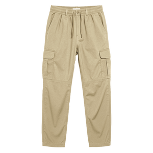 Pantalon cargo pour homme en tissu Oxford, taille élastique avec cordon de serrage, coupe slim, pantalon tactique utilitaire, multi-poches, décontracté - Product Image 4