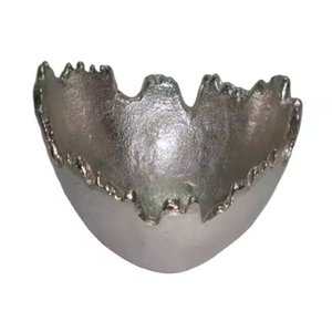 ชามเสิร์ฟอลูมิเนียมหล่อทำด้วยมือที่น่าดึงดูดใจชามเสิร์ฟโลหะอลูมิเนียมคุณภาพสูงสำหรับบนโต๊ะในโรงแรม - Product Image 4