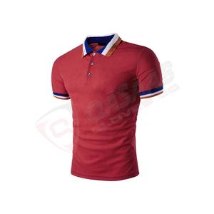Nueva camiseta de microfibra transpirable con diseño de cuello de retazos a rayas, camisetas personalizadas de verano para hombres, polos de manga corta - Product Image 4