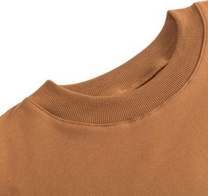 Sweat-shirt pour femme personnalisé, décontracté, en coton, uni, imprimé sur le devant, court, respirant, pour l'hiver - Product Image 4