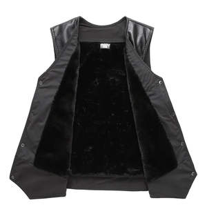 Chaleco de Cuero para Hombre al por Mayor - Ropa Exterior Cortavientos con Botones de Cuerno, Suministro de Fábrica para Pedidos de Gran Volumen - Product Image 4