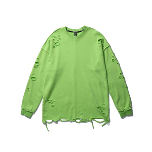 เสื้อสเวตเตอร์คอกลมคอกลมแขนยาวโอเวอร์ไซส์แบบสวมหัวคอกลมผ้าคอตตอนใส่ได้ทั้งชายและหญิงเสื้อสเวตเตอร์คอกลมฮิปฮอปใส่โลโก้ได้ตามต้องการ - Product Image 5