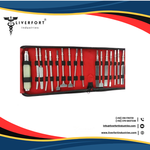 Kit de Instrumentos Ortopédicos de Acero al por Mayor de Fábrica, 20 Piezas, Instrumentos Quirúrgicos A+, Fuente de Alimentación Manual, LiverFort CE - Product Image 4
