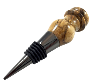 Bouchon de bouteille de Style Premium bouchon de bouteille de bière en acier inoxydable en métal avec dessus en bois barman bouchon de bouteille d'utilisation de haute qualité - Product Image 2