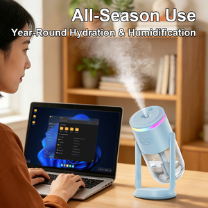 Humidificateur d'air personnalisé en gros avec logo, mini, réservoir d'eau 280 ml, <span class=keywords><strong>ciel</strong></span> étoilé, LED 7 couleurs, pour voiture, bureau, chambre, veilleuse, OEM - Product Image 3