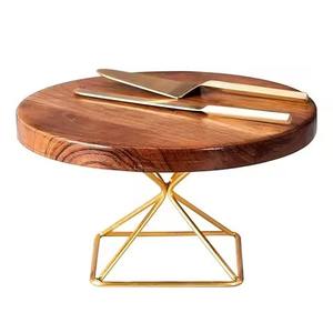 Base Redonda Metálica para Pastel, Hecha a Mano, Ecológica y de Primera Calidad, para Decoración de Mesa, Hoteles y Hogar, Eventos de Bodas/Cumpleaños - Product Image 3