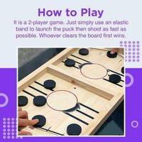 Jeu de Hockey sur glace de Combat de Table de haute qualité jeu de société de Hockey en bois jeu de société en bois divertissement interactif pour enfant