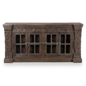 Đồ Nội Thất Phòng Khách Tủ Tủ Tủ Cổ Rắn Gỗ Tủ TV 2025 Thiết Kế Mới Nhất Công Nghiệp Bằng Gỗ - Product Image 1