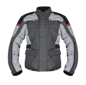 Veste de moto en textile avec airbag de haute qualité personnalisée pour hommes, veste en Cordura pour la course automobile - Product Image 1