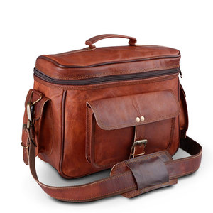 Bolsa de Cámara de Cuero OEM ODM, Color Sólido, Monocromática, para Cámara DSLR, Logotipo Personalizado, Venta al por Mayor - Product Image 6