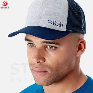 Gorras de camionero de malla de 5 paneles Unisex de alta calidad, diseño personalizado, logotipo bordado en 3D, sombreros de esquí de algodón al por mayor para verano al aire libre - Product Image 6